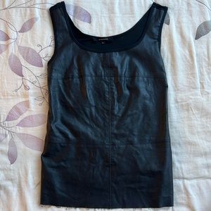 Faux leather tank, never worn